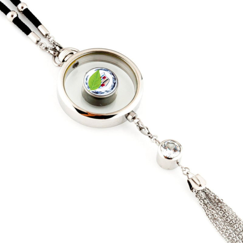 Car pendant perfume with crystal ball design